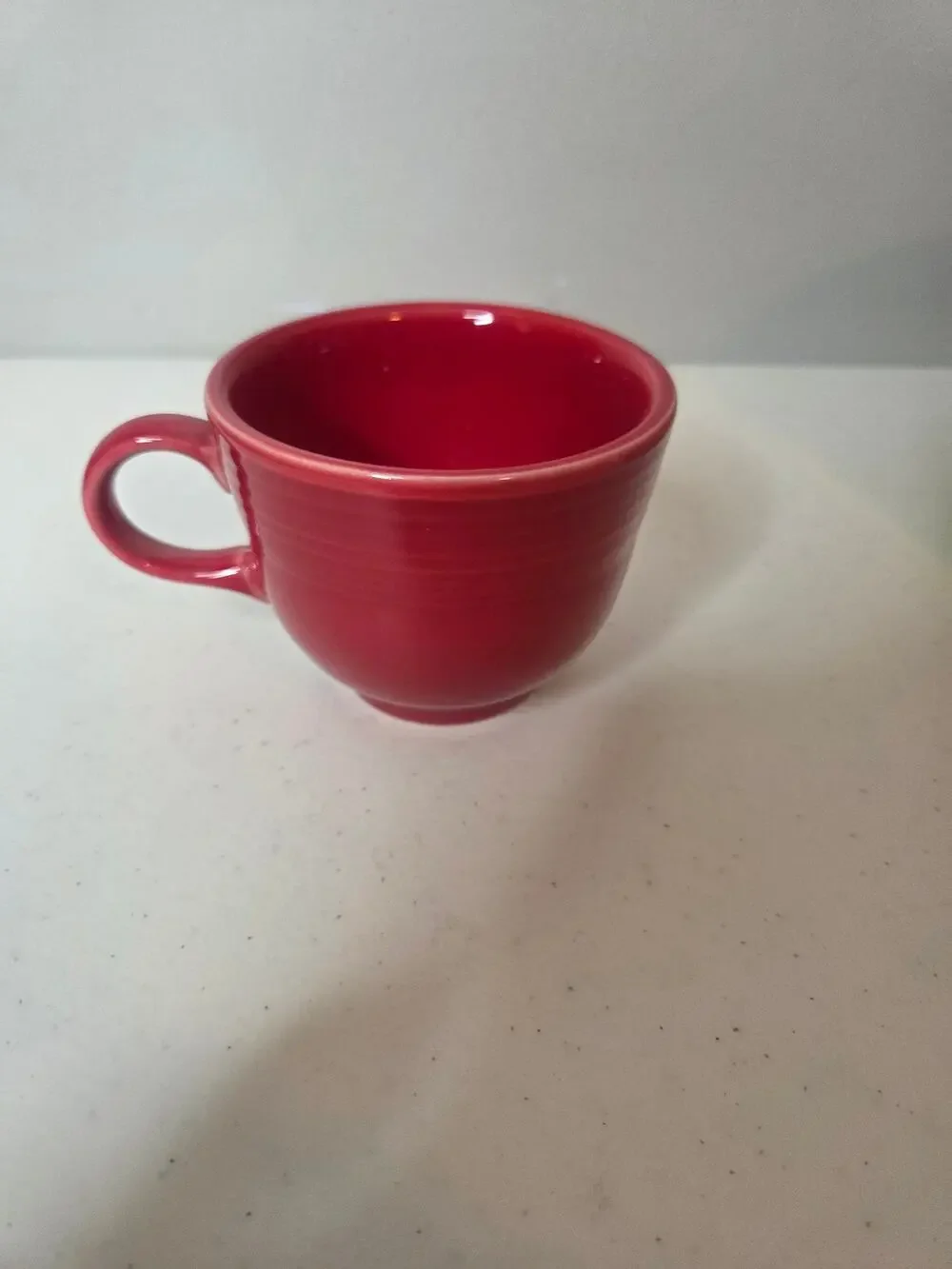 Vintage Scarlet Red Coffee Cup